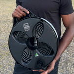 Load image into Gallery viewer, Flat Out 25mm Sullage Hose: 9m on Narrow Multi-Reel