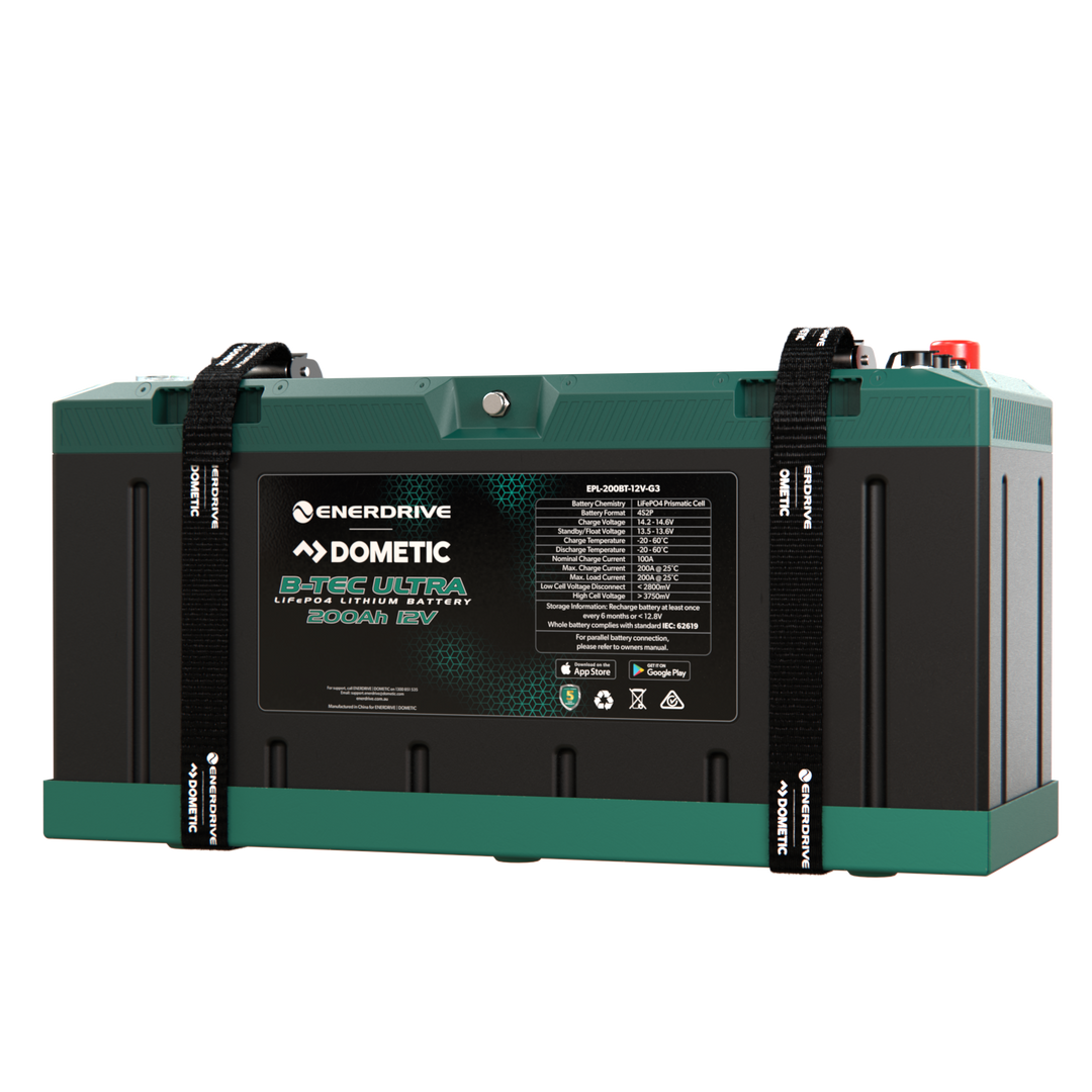 B-TEC ULTRA 12V 200Ah Lithium Battery IP67 Waterproof