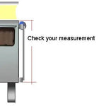 Load image into Gallery viewer, Dometic 8700 Wall Mount Awning Tall Hardware Kit Black
