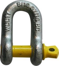 D Shackle 10mm 1T Rated