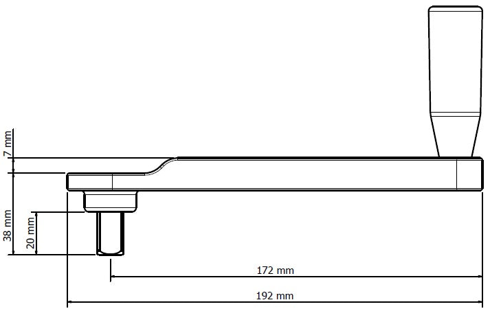 BOS Manual Handle - 020-003