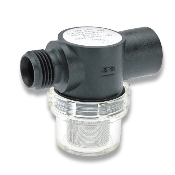 Shurflo Twist Filter with 1/2 Thread Inlet & Outlet