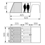 Load image into Gallery viewer, Dometic Santorini FTK 4X8 Inner Tent
