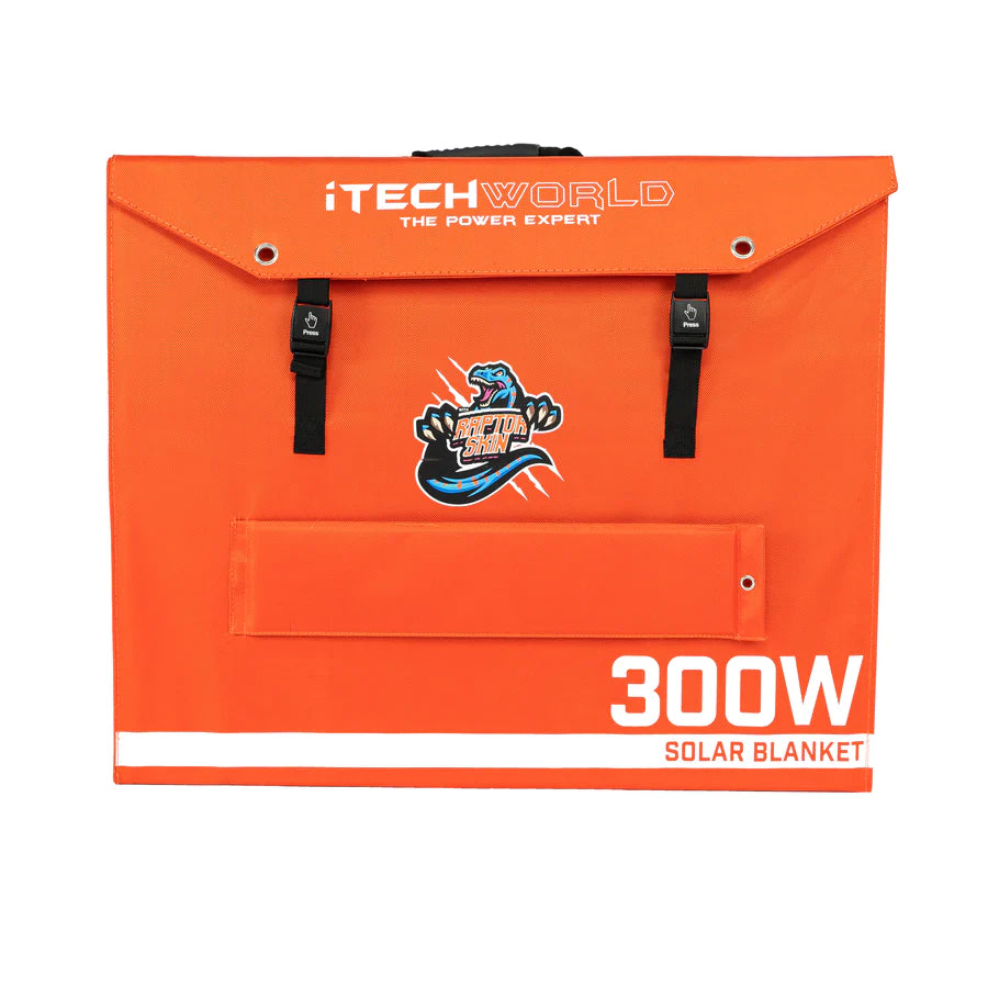 iTechWorld 300w Solar Blanket Kit with Raptor Skin